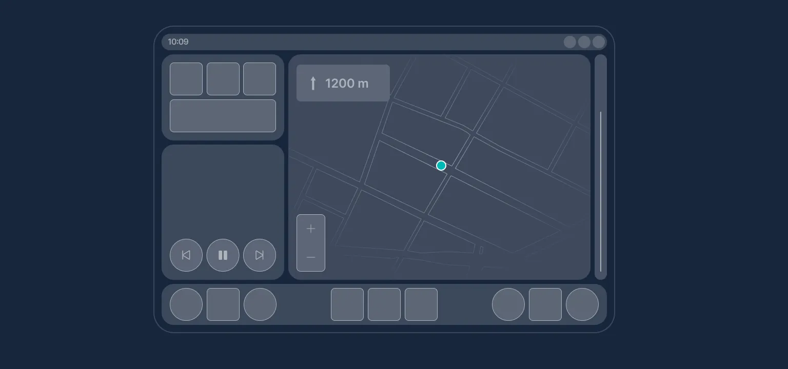How We Designed a White-Label In-Car Infotainment System