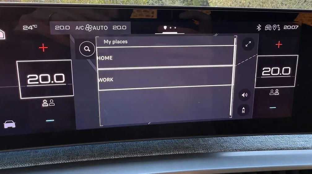 Toggles for the navigation app