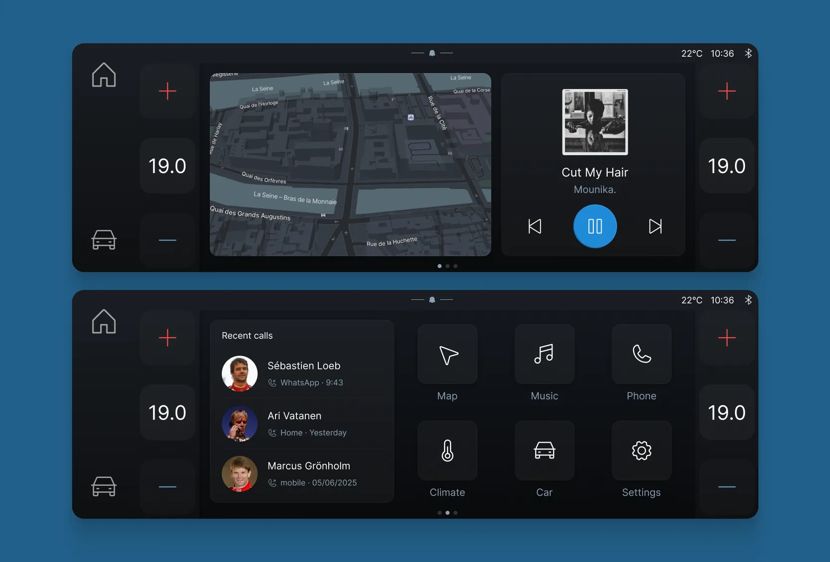 This layout simplifies the architecture greatly