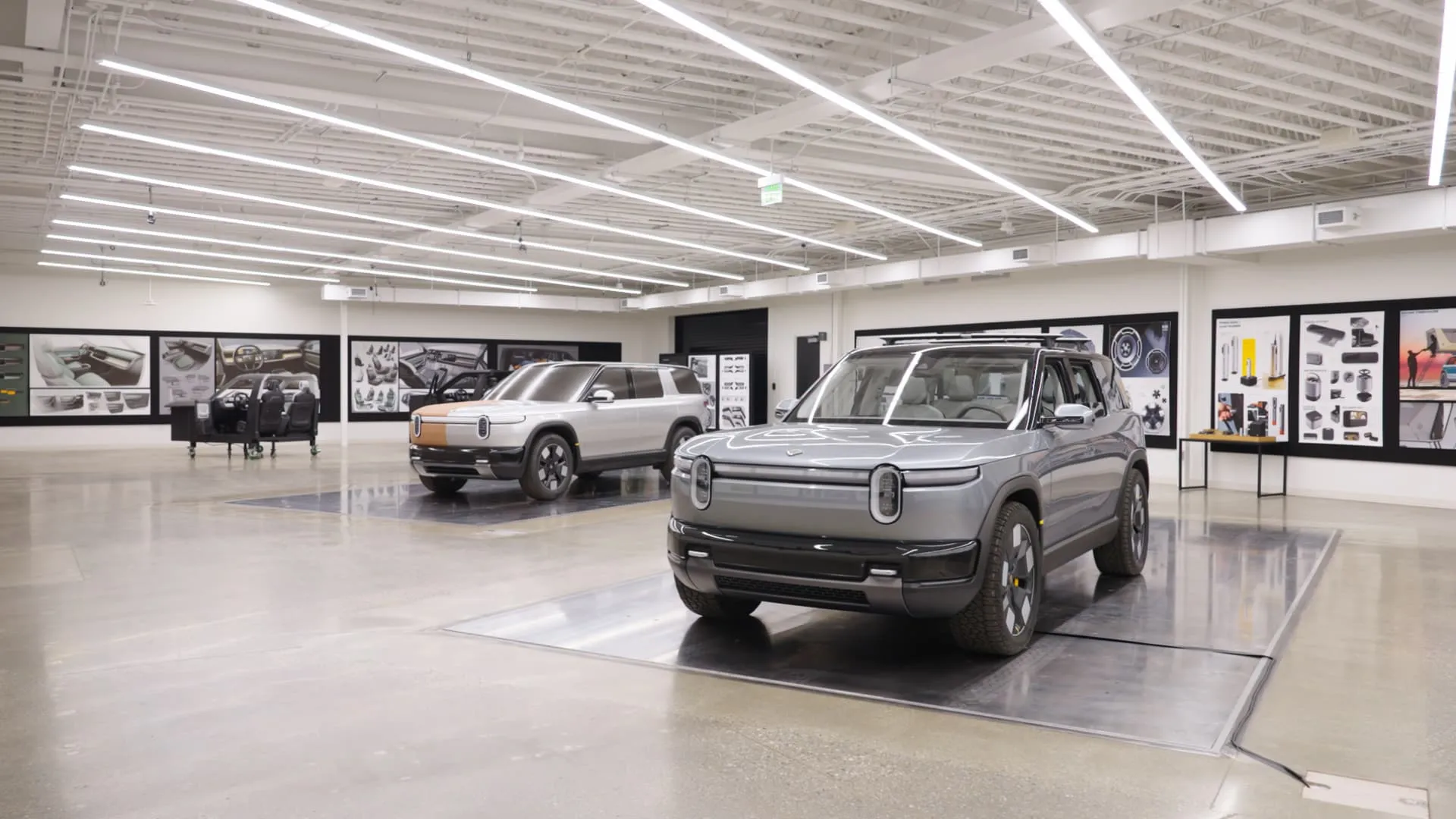 The Rivian design studio