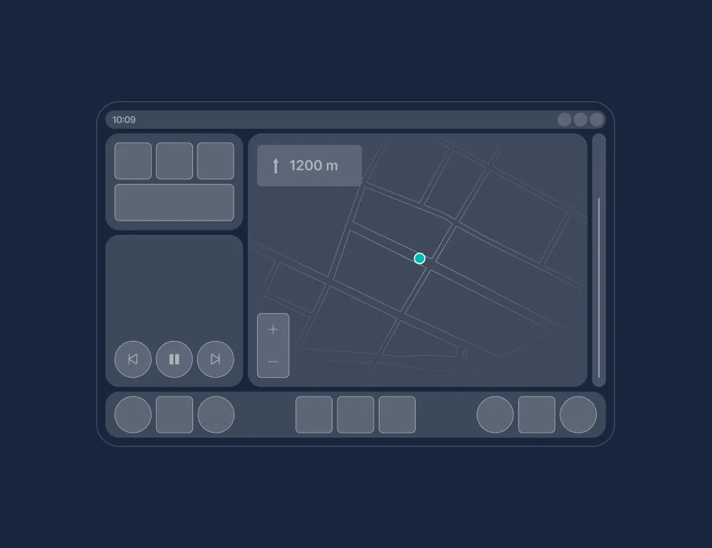 How We Designed a White-Label In-Car Infotainment System