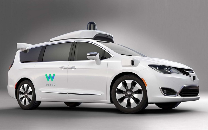 Thy Chrysler Pacifica used by Waymo
