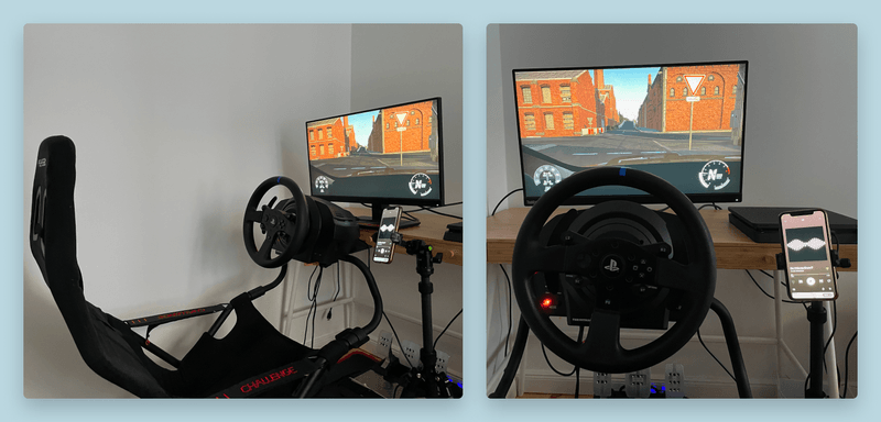 My home made driving simulator