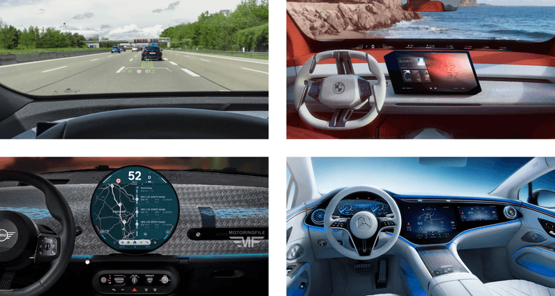 Carmakers want to differentiate through unusual interior concepts